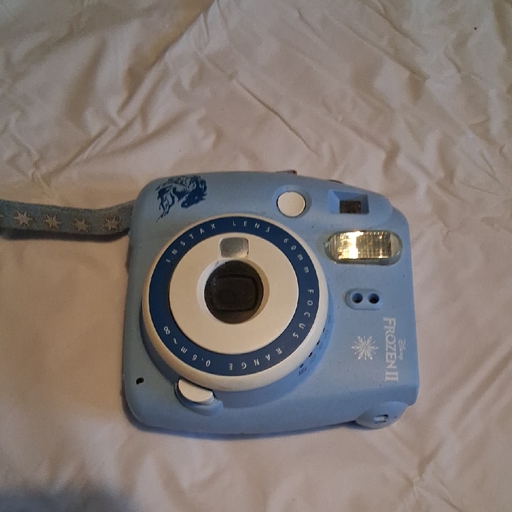 Kodak Blue Simulated Camera Instant Photo
